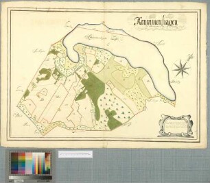 [Krummenhagen Amt/Distrikt Franzburg] Krummenhagen in Steinhagens Sochn och Fransborg Ampt