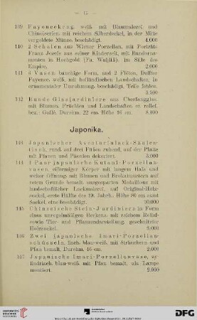 Japonika (Nr. 143-166)