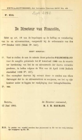 3e kwartaal 1900