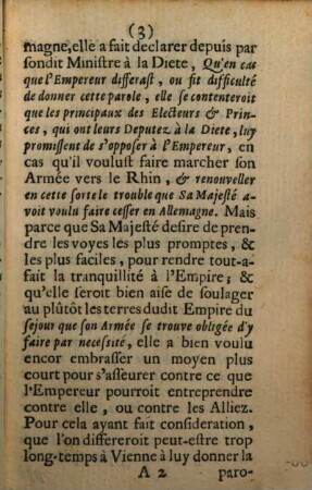 Mémoire du Roy Très Chrestien à l'Abbé de Gravel