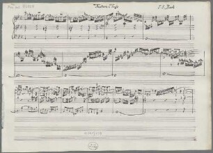 Präludien und Fugen, Orgel BWV 542  - BSB Mus.ms. 23208