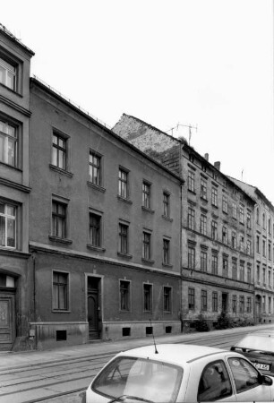 Görlitz-Altstadt, Bautzener Straße 15/16. Wohnhäuser (um 1880). Straßenansicht