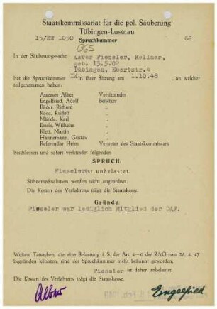Fieseler, Xaver
