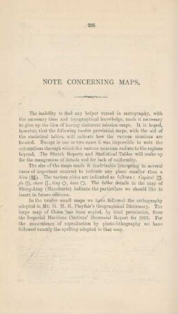 Note concerning maps