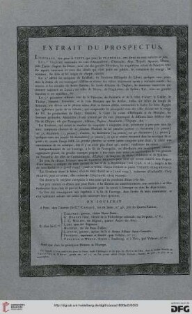 Extrait du prospectus