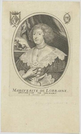 Bildnis der Margverite de Lorraine, Dvschesse de Orleans