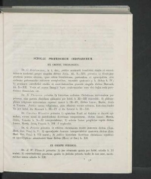 Ex Ordine Theologico.