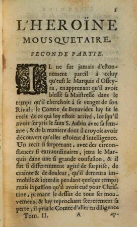 L' Heroine Mousquetaire : Histoire Veritable, 2. Seconde Partie