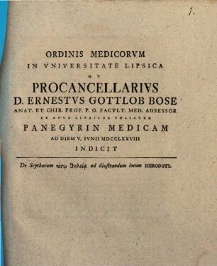 Programma de Scytharum nosō thēleia, ad illustrandum locum Herodoti