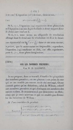 Sur les nombres premiers.