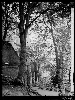 Oybin: Nordseite der Ruine