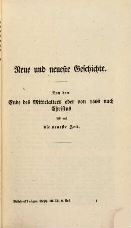 Lehrbuch der allgemeinen Geschichte für Gymnasien und höhere Lehr-Institute, 3. Th.