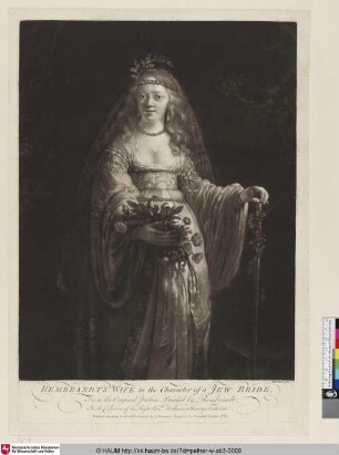 Rembrandt's Wife in the Character of a Jew Bride