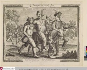 Le Triomphe du Mardy Gras. [Der Triumph des Faschingsdienstags]