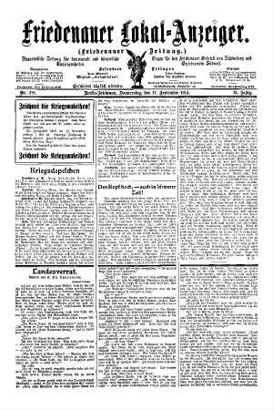Nr. 218, 17.09.1914