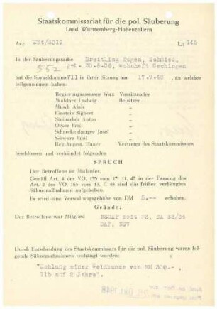 Breitling, Eugen