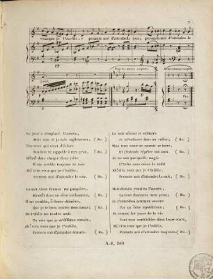 ROMANCE Paroles de M.r Etienne Musique de M.r Ferd: Paer ... Prix 1.lt 10.s (Tu le veux donc)