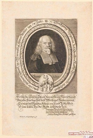 Wolfgang (d.Ä.) Negelein, Genannter des Größern Rats und Gastgeber Zur Goldenen Gans