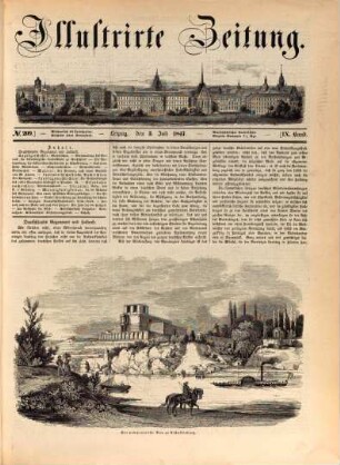Illustrirte Zeitung : Leipzig, Berlin, Wien, Budapest, New York. 9, 9. 1847