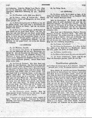 Considérations générales sur la classe des insectes : Ouvrage orné de LX planches / par André Marie Constant Duméril . - Paris : Levrault, 1823. - XII, 272 S. : Ill.