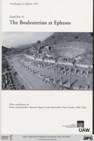 Band 9,5, [Text]: The Bouleuterion at Ephesos: The Bouleuterion at Ephesos