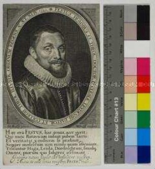 Porträt des niederländischen calvinistischen Theologen Festus Hommius