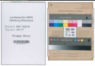 Entnazifizierung Bruno Krueger , geb. 20.08.1918 (Holzbauingenieur)