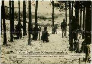 Deutsche Patrouille an der Ostfront