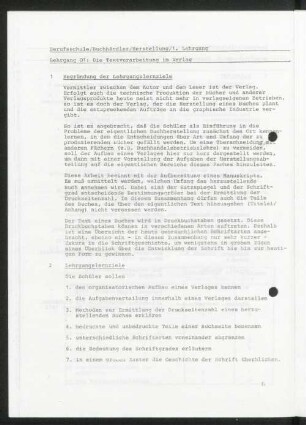 Lehrgang 01: Die Textverarbeitung im Verlag