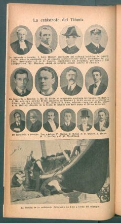 La catástrofe del Titanic - [Ilustración]