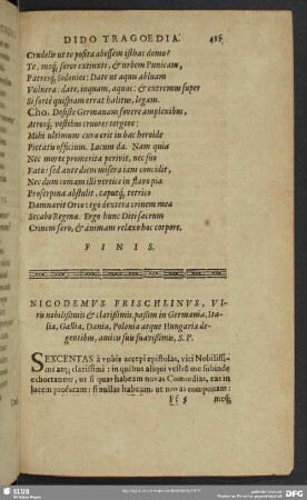 Viris nobilissimis & clarissimis,passim in Germania, Italia, Gallia, Dania, Polonia atque Hungaria ...