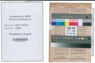 Entnazifizierung August Ringelband , geb. 27.12.1893 (Postbeamter)