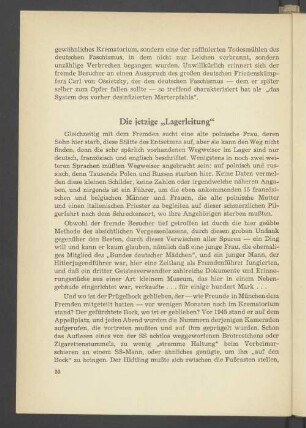 Die jetzige "Lagerhaltung"