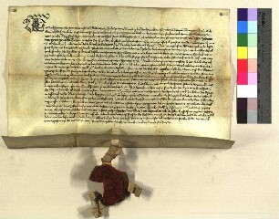 Wolffgang, Abt des Egydien Kloster zu Nürnberg vidimiert eine Urkunde des Bischofs von Eichstätt d.d. 1456. August 17.