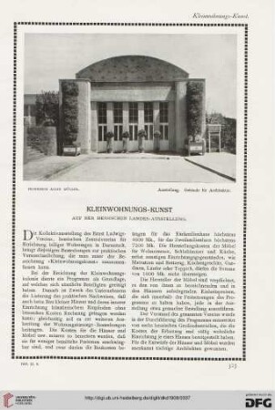 Kleinwohnungs-Kunst auf der hessischen Landes-Ausstellung