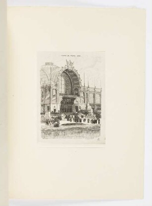 Champ de Mars 1878, Blatt 48 der Folge "L’Exposition Universelle 1878"