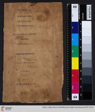 Scale / colour wedge