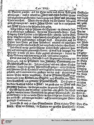 Cap. XVIII. von Holtz-Ampte.