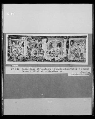 Atrechtscher Wandteppich, Detail Tafel 7 bis 10