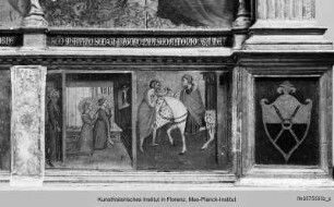 Triptychon: Maria mit Kind und Heiligen