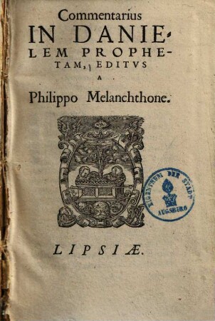 Commentarius In Danielem Prophetam