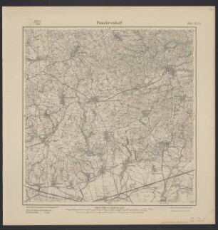 Messtischblatt [1883] = 545 : Pomehrendorf, 1911 : Messtischblatt [1883] = 545 : Pomehrendorf. - Aufn. 1909. - [Berlin] : Reichsamt für Landesaufnahme, 1911. - 1 Kt. : einfarb.