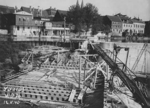 Wehr Calbe/Saale im Bau