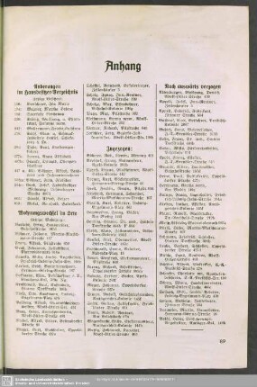 Aenderungen, Ergänzungen, Berichtigungen