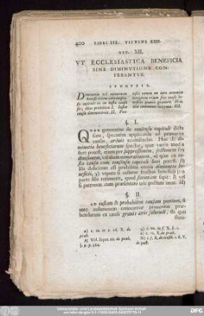 Tit. XII. Ut Ecclesiastica Beneficia Sine Diminutione Conferantur.
