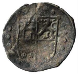 Fundmünze, Hohlpfennig, 1535 - 1574