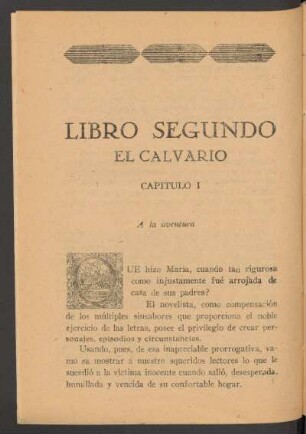 Libro segundo - El calvario