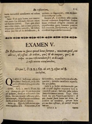 611-634, Examen V