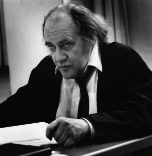 August Everding (1928-1999; Regisseur, Intendant). Dezember 1985