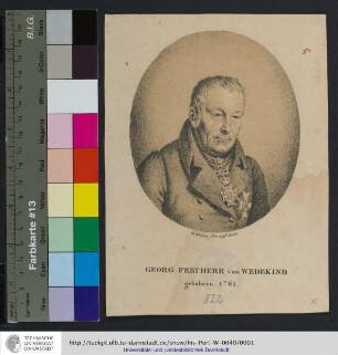 Georg Freyherr von Wedekind : gebohren 1761